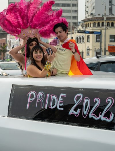 Pride in Peru 2022 limousine group photo