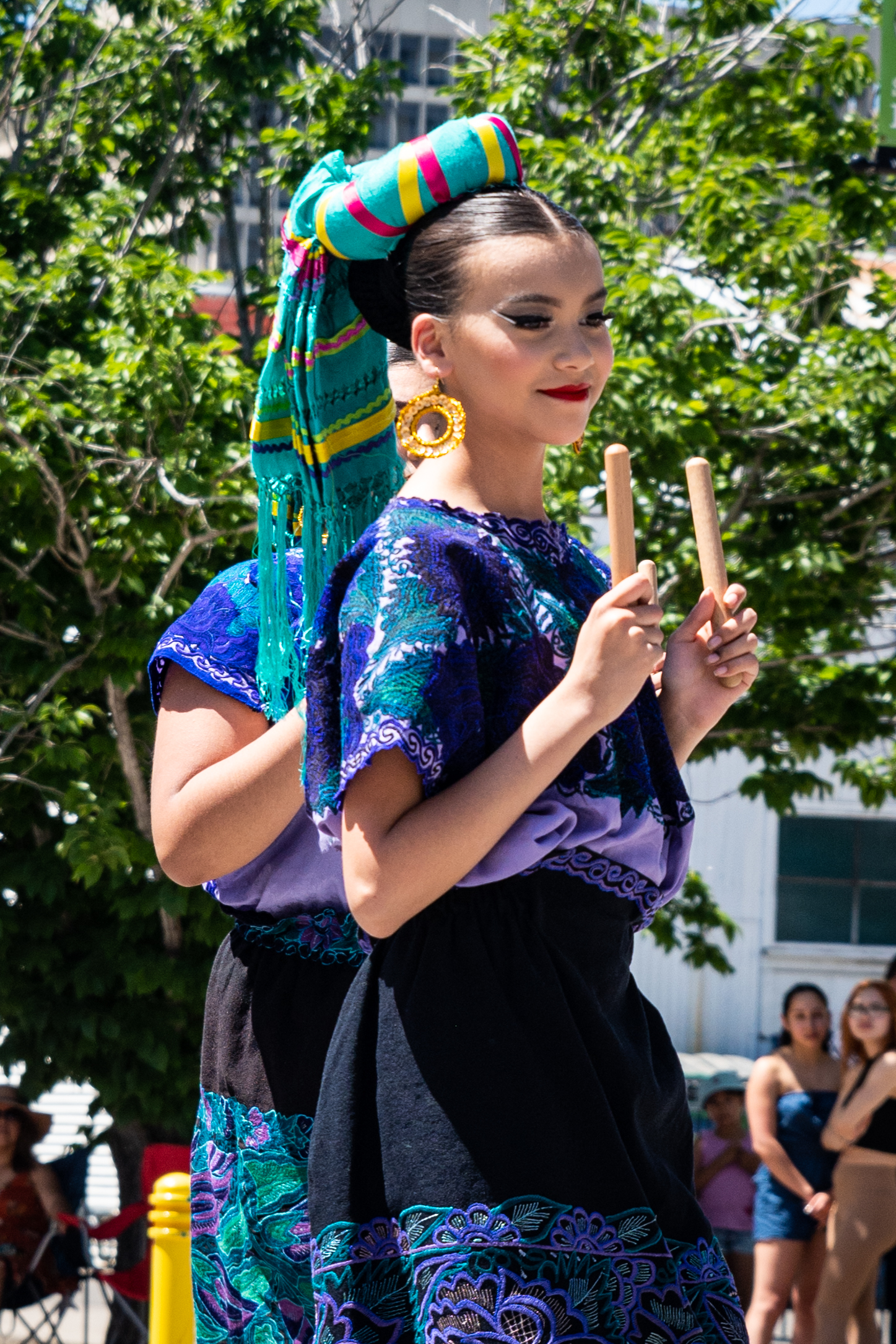 sacramento, california, mexican culture, event, floricanto family festival. stick dancer, portrait, close up