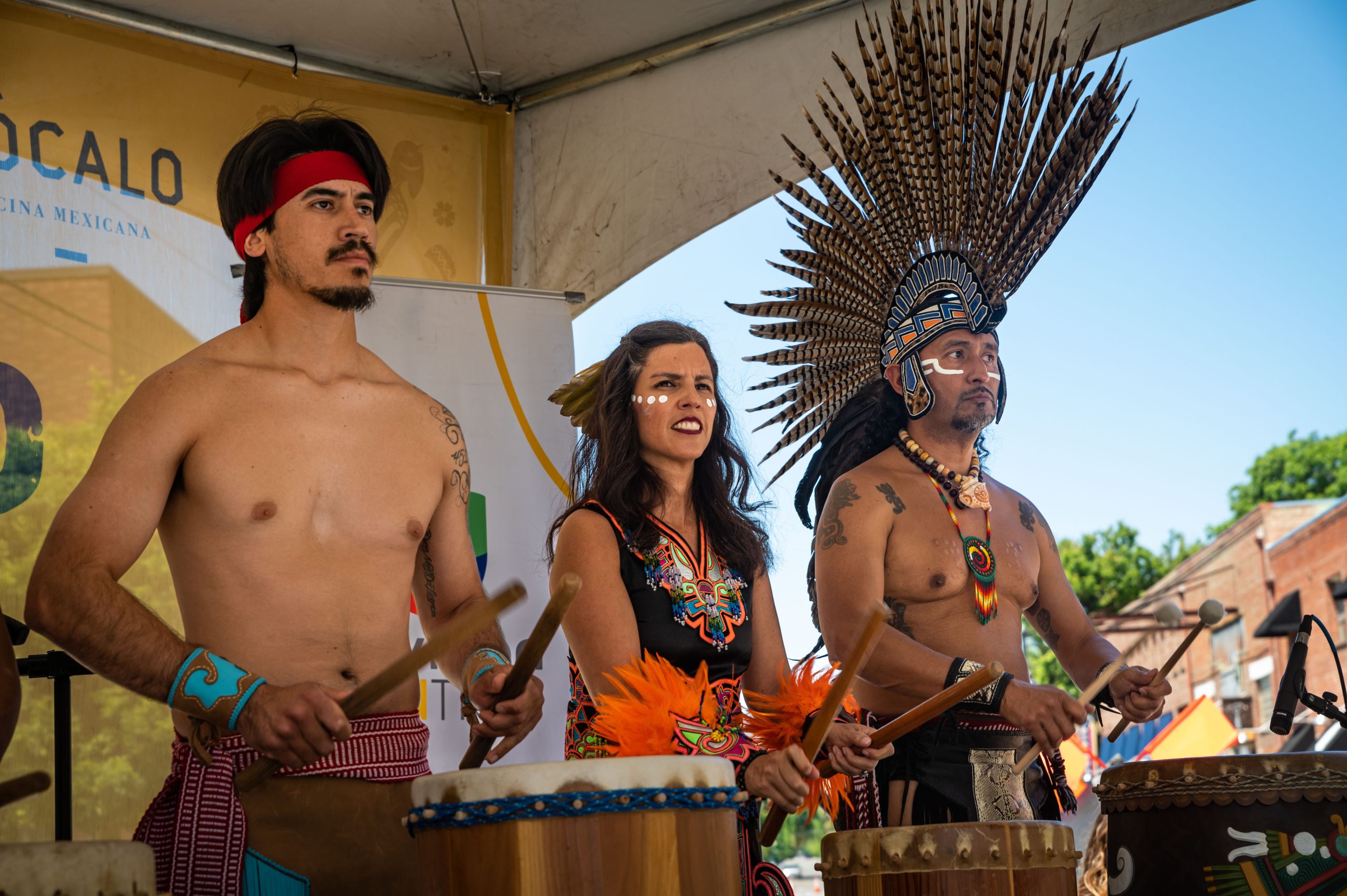 sacramento, california, mexican culture, event, floricanto family festival, drummers, aztec, performance