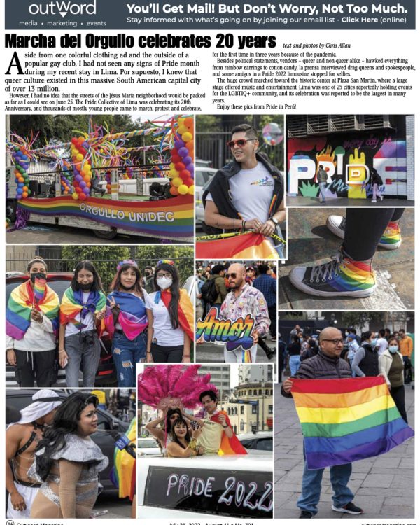 Orgullo Pride in Peru