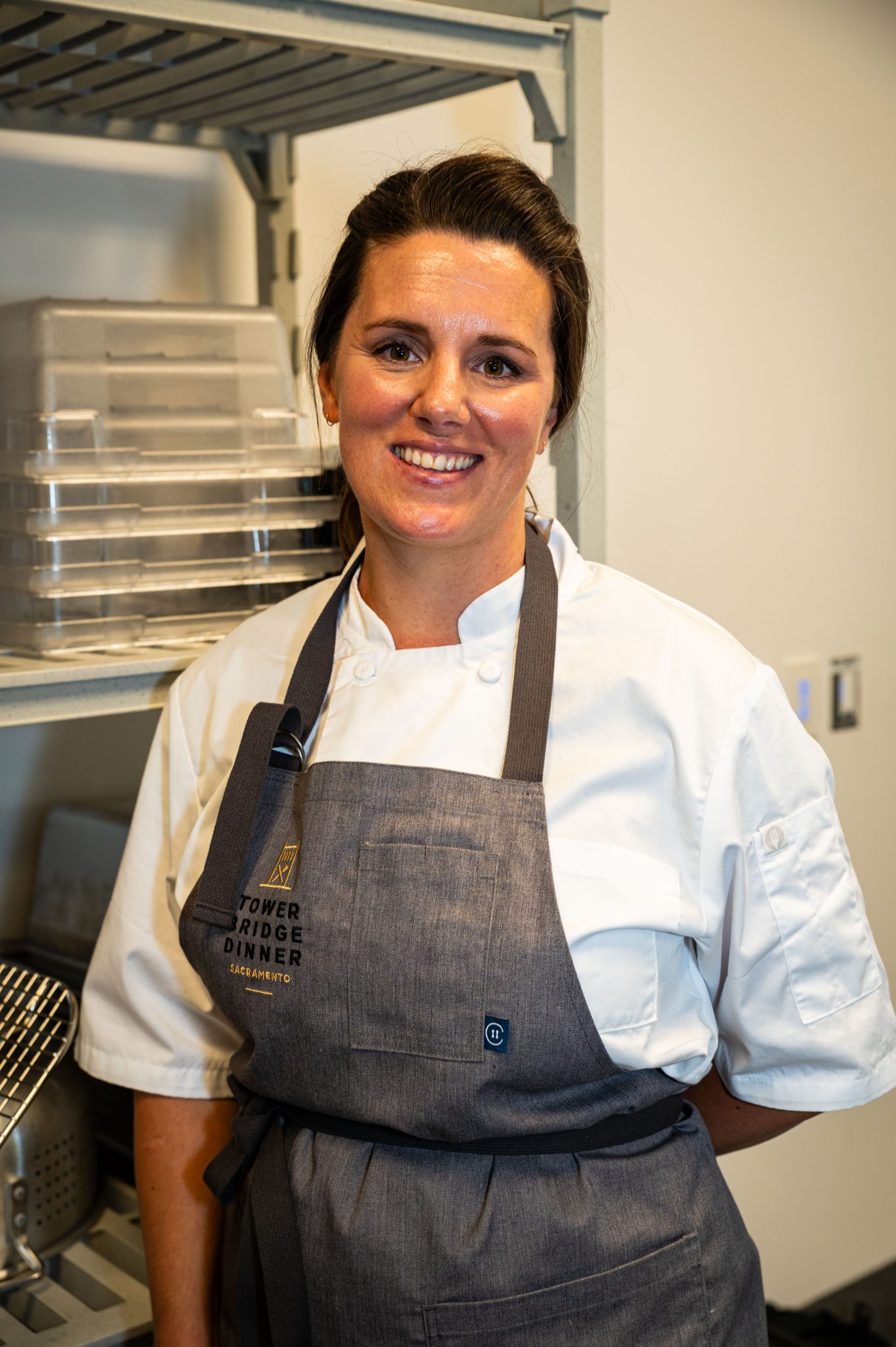 female, chef, unusual, rebecca campbell, Farm to fork festival, sacramento, california, gourmet food, chefs, men and woman, people of color, uniforms, friends, fun, happy, cooks, preview dinner