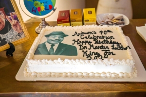 MLK Day, Martin Luther King, Jr, holiday, Auburn, 2024, california, event, general gomez center, cake, celebration, 40th, writing, party,
