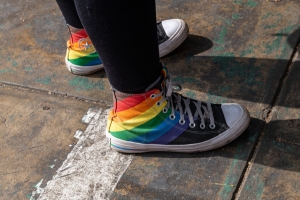 DSC-7625 rainbow, shoes, lima, peru, pride, march, hightops