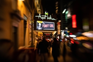 Funny Girl marquis New York City NYC-3909