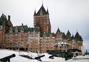 quebec city, canada, chateau frontenac, winter, chateau, grand, old hotel, majestic, cold