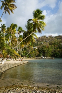 Saint Lucia, caribbean, island, vacation, holiday, honeymoon, lesser antilles, english speaking, beach, palm tree, beautiful, volcanic island, travel blog, travel, tourism, travel photography, beach-marigot-bay-st-lucia